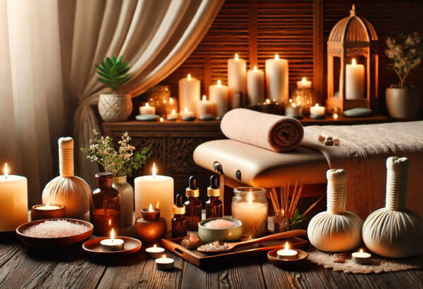 Relaxing Spa Setting